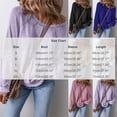 thumbnail image 4 of Zysthvn Loose Fit Crewneck Sweatshirts Women Fall Pullover Casual Solid Sweatshirts for Women Soft Long Sleeve Tops, 4 of 6
