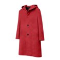 thumbnail image 6 of Moxiu Women's Wool & Pea Coats Trench Coat Women Single Breasted Notch Lapel Collar Peacoat Winter Long Jackets Red,XXL, 6 of 9