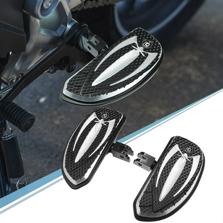 Pair Motorcycle Foot Peg Front Foot Rest Support Platform