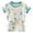 a67-Mint Green, variant on KPOPLK Toddler Boys Cotton Short Sleeve Top and Shorts Pajama Set 2-Piece Baby Boy Summer Clothes Size 18-24 Months