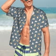 thumbnail image 3 of Haiem Cute Cats And Dogs Printed Hawaiian Shirt for Men - Men’s Casual Beach Summer Shirts - Stretch Fabric with Modern Fit-Small, 3 of 7