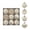 B3 - White, variant on Aurorax Christmas Ball Ornaments Sets,Purple Christmas Balls for Tree,9 Pcs Shatterproof Velvet Glitter Hanging Christmas Decorations for Home Inside Decor