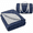 01 - Victory Blue, variant on Large Waterproof Outdoor Stadium Blanket- Extra Thick Soft Fleece Camping Blanket For Travel Picnics Sports Dogs- 79"x55" Warm Windproof Sand-proof Lightweight Packable (stadium Black)