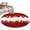Red, variant on Round Rugs 3Ft, Red Rose Petals Round Area Rug Washable Indoor Throw Carpet, Valentine's Day Flowers Romance Small Non Slip Circle Rug for Bedroom Living Room Home Decor Aesthetic