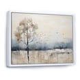 thumbnail image 2 of Designart "Tranquil Minimalism In Beige And Blue Countryside II" Countryside Floater Framed Wall Art Living Room, 2 of 5