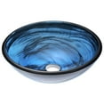 thumbnail image 3 of ANZZI Soave Glass Circular Vessel Bathroom Sink with Faucet, 3 of 4
