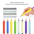 thumbnail image 2 of 4Pcs Multipurpose Silicone Pen Grips Suitable for Pencil Pen and Marker to Improve Writing Efficiency and Grip Comfort, 2 of 7