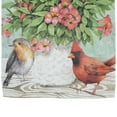 thumbnail image 6 of Northlight Welcome Cardinal Bird and Spring Bouquet House Flag 28" x 40", 6 of 7