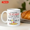 thumbnail image 3 of Personalized Teacher White Ceramic Mug Gifts, Thank You For Helping Me Grow Coffee Cup Present For Teacher, Custom Sunflower Teacher Coffee Mug With Name, Unique Teachers Day Gift Teacup 11oz 15oz, 3 of 4