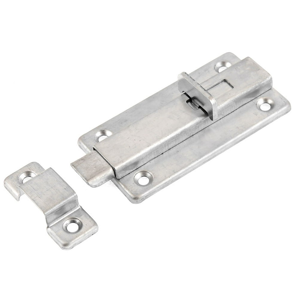 Unique Bargains Silver Tone Home Interior Door Security Lock 4" Length