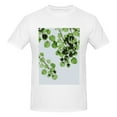 thumbnail image 4 of Bingfone Watercolor Green Leaves Men'S Loose Fit Short-Sleeve Pocket T-Shirt, 4 of 7