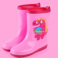 thumbnail image 2 of NOKIO Kids' Waterproof Rain Boots, Toddler Rain Shoes With Handles Children's Rain Shoes Boys And Girls Water Shoes Baby Rain Boots Water Boots In Large And Small Children Toddlers Children, 2 of 3