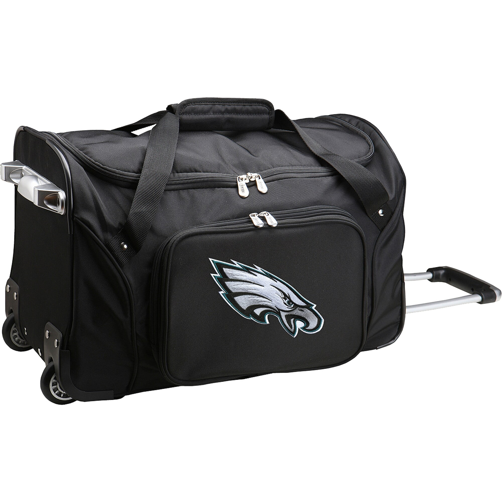 Philadelphia Eagles 22" 2Wheeled Duffel Bag Black