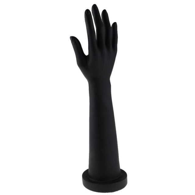 Maniquí Femenino Kusrkot Mano Guante Brazalete Joyería Titular Negro Circunferencia 5 Pulgadas