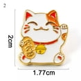 thumbnail image 4 of HOOUN Christmas Pin Brooch Badge Fashion Chest Brooch Jewelry Cats Money-grubber Cute-D, 4 of 9