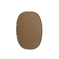 thumbnail image 2 of Metal Frame Oval Mirror 20x30 Inch in Silver, 2 of 7