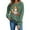 Green, variant on Womens Halloween Sweatshirts 2025 New Custom Printed Shirts Crewneck Long Sleeve Sweaters Fall Casual Blouses Loose Sweatshirt Pullover Top Halloween Costumes