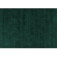 thumbnail image 1 of Ahgly Company Machine Washable Indoor Rectangle Solid Turquoise Blue Modern Area Rugs, 7' x 9', 1 of 4