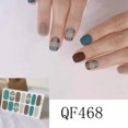 thumbnail image 1 of 5pcs Caramel White Scrub Nail Sticker Waterproof Detachable Nail Sticker Nail Art Decorations Nail Wraps(QF468), 1 of 4