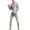 Gray1, variant on yillto Men Underwear Thermal Set Big and Tall Crewneck Fleece Tops Base Layer Bottom Warm Pants 2 Piece