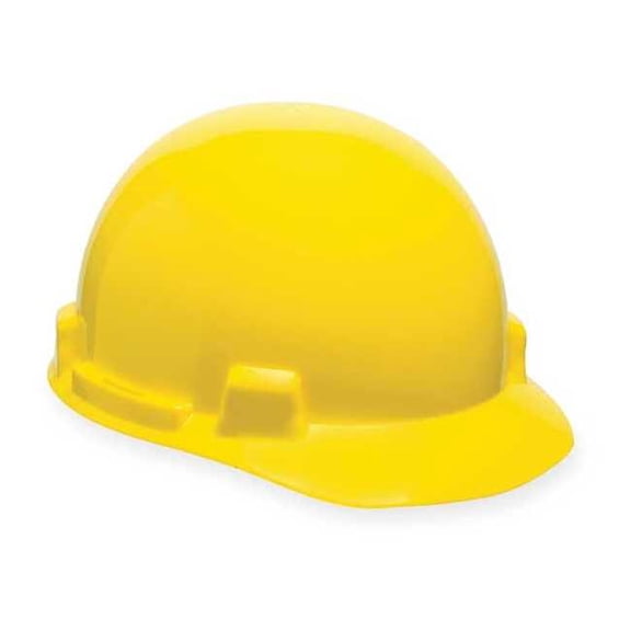 Hard Hat, SmoothDome(R), Polyethylene, 4 Point Ratchet, Type 1, Class E, Yellow