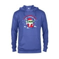 thumbnail image 1 of Star Wars The Mandalorian Grogu Up to Snow Good Holiday - Pullover Hoodie for Adults - Customized-Royal Heather, 1 of 5