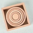 thumbnail image 3 of Bloques de construcción,Juguetes de bloques de construcción de anidación de arco iris de madera,Puzzle Stacker Equilibrio Juego Juguete de aprendizaje,Geometría Bloques de madera, 3 of 9