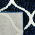 thumbnail image 6 of SAFAVIEH Tahoe Thelma Quatrefoil Shag Area Rug, 8' x 10', Navy/White, 6 of 8