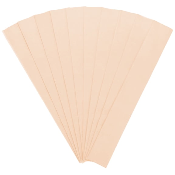 10-Pack Crepe Paper, 3.3ft x 20 Inch /100 x 50cm Soft Wide Crepe Paper Streamer Sheet, Decorative Craft Streamer [Nude Color]