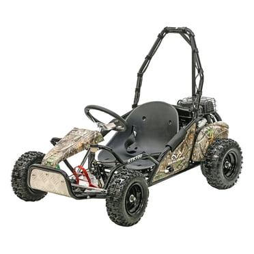 Realtree Rtk196 Electric Go Kart for Kids, 1000W 48V Powered Ride On Toy, Ride On Car ...