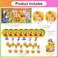 thumbnail image 6 of Winnie the pooh Birthday Party Supplies Balloons Plates Decoration Cake Topper Decor Tableware Banner Backdrop, 6 of 7