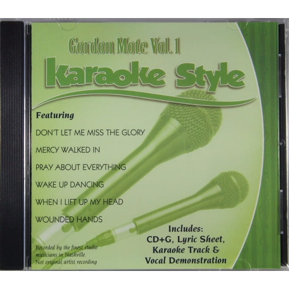 Gordon Mote Volume 1 Daywind Christian Karaoke Style NEW CD G 6 Songs