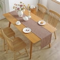 thumbnail image 2 of Biezeib Linen Table Runner 2 Side for Family Dinners or Gatherings, Indoor or Outdoor Parties, Everyday Use, 2 of 6