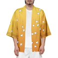 thumbnail image 1 of Demon Slayer-Kimonos Kochou Shinobu, disfraz de Cosplay para mujeres y hombres, Haori Kimetsu No Yaiba Kamado Tanjirou, cubierta de playa de verano, 1 of 4