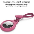 thumbnail image 5 of Belkin Apple Airtag Secure Holder With Strap - Apple Air Tag Keychain - Airtag Holder With Strap For Key Ring - Airtag Keychain Accessories - Scratch Resistant Airtag Case With Raised Edges - Pink, 5 of 7