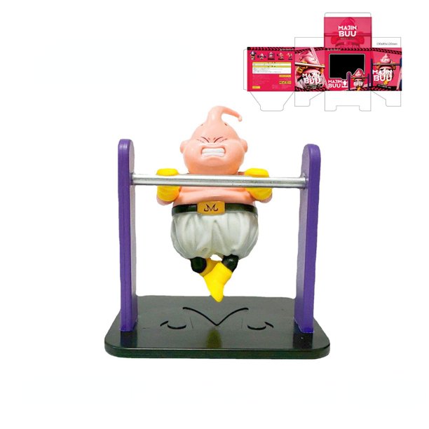 10cm Dragon Ball Anime figura Health Club Majin Buu lindo PVC juguete figura muñeca acción figura juguetes regalo de Navidadzhangmengya zhangmengya unisex