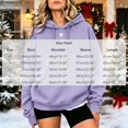 thumbnail image 3 of Zynoxe Womens Ugly Christmas Sweatshirt with Kangaroo Pocket Realxed Long Sleeve Print Pullover Hoodie Drawstring Hooded Sweatshirt for Women XL, 3 of 5