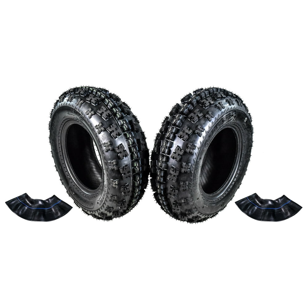 (2-Pack) TYK Industries 21x7-10 ATV Tire Inner Tubes – Replacement Tubes With TR6 Metal Valve Stems