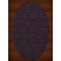 Dalyn Dover Area Rug DV13 Dv13 Grape Ice Squares Maze 4' x 6' Oval