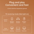 thumbnail image 4 of Methold Adaptador auxiliar para coche compatible con Bluetooth V5.0, receptor de de sonido de Audio, conector de 3,5mm, Cable de extensión de Cables de audio/vídeo, 4 of 6