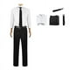 thumbnail image 3 of Disfraz de Denji para hombre, motosierra de Anime, peluca, uniforme de cazador del diablo, camisa, corbata, pantalones, abrigo, traje para fiesta de Halloween, 3 of 4