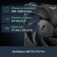 thumbnail image 3 of Arctic ACFRE00178A Liquid Freezer III Pro 240 AIO CPU Cooler, Water Cooling, AMD AM5/AM4, Intel LGA1851/1700 - Black, 3 of 8