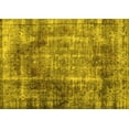 thumbnail image 1 of Ahgly Company Machine Washable Indoor Rectangle Abstract Yellow Contemporary Area Rugs, 2' x 3', 1 of 4