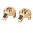 thumbnail image 4 of Brass Copper Front Steering Hub Carrier with Bushings Screws for SCX24 1/24 Car, 4 of 8