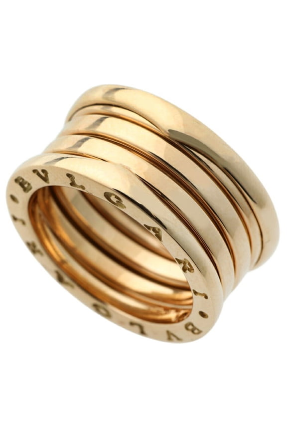 Pre-Owned Bulgari BVLGARI 11.3g B.zero1 Ring 3-Band 18KYG Yellow Gold #53 (approx. US size 12)
