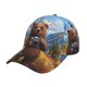 thumbnail image 1 of Balery Snowy Mountain Photography Bear Gorra de béisbol de tamaño ajustable para correr, entrenar y actividades al aire libre. Gorra de papá para todas las estaciones., 1 of 6