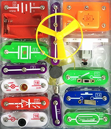 58 DIY Circuit Experiments,Science Kits,Electronic Discovery Kit Toy for Circuit 