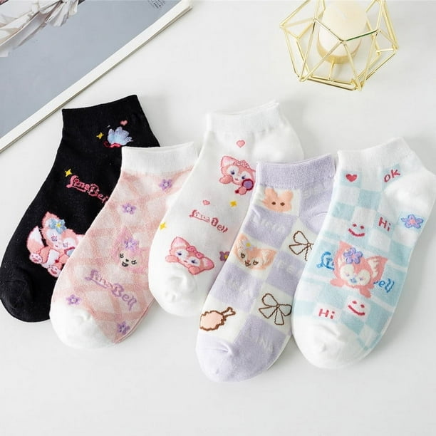 Sanrio-Calcetines deportivos con estampado de Hello Kitty, medias de tubo medio, informales, suaves, Kawaii, Y2k, Cinnamoroll, regalo de Navidad