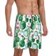 thumbnail image 2 of Balery Cactus Plants Pantalones cortos de pijama de punto de algodón para hombre con cinturilla y bolsillos-XX-Large, 2 of 6