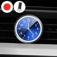 thumbnail image 1 of Universal Car Dash Clock, Luminous Quartz Watch Ornament for Vehicle Dashboard, Metal Mounted Automotive Timepiece, Compact & Accurate Interior Accessory, 1 of 8